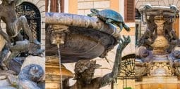Der Schildkrötenbrunnen in Rom