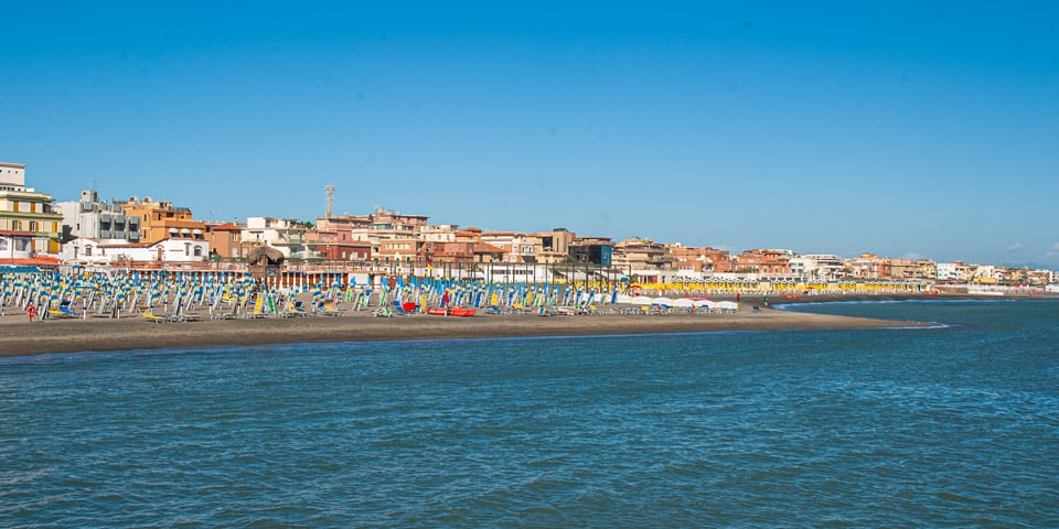 Lido di Ostia, der nächstgelegene Strand zu Rom