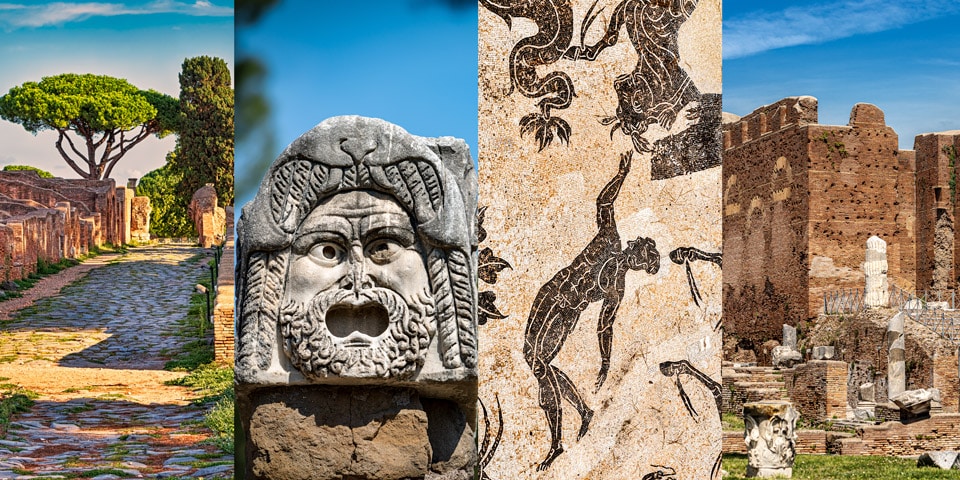 Ostia Antica Ruinen